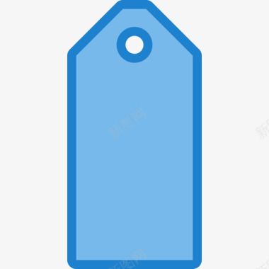 价格标签文具37蓝色图标图标