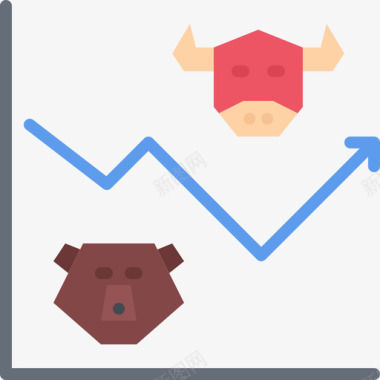 线图折线图货币57持平图标图标