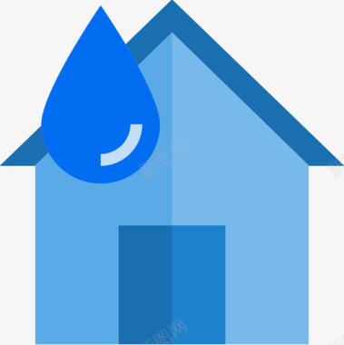 房屋水管工工具7扁平图标图标