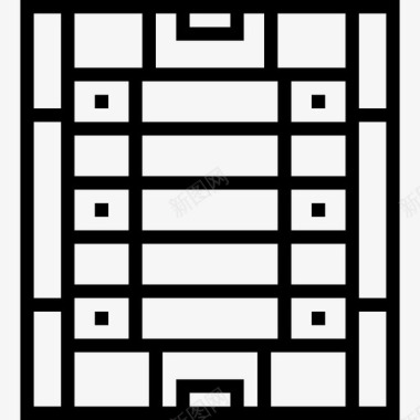 曼城足球球场美式足球5直线图标图标
