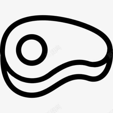 肉烧烤架2直列图标图标