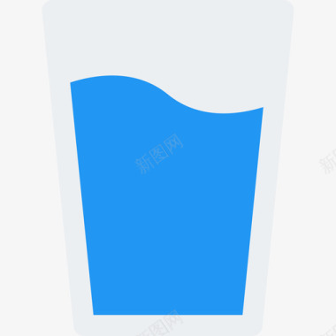 透明水杯水杯饮料6平的图标图标