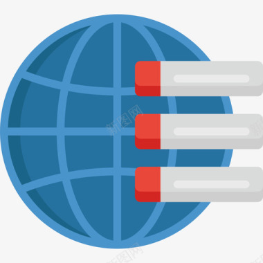 主营范围全球范围内云计算19扁平图标图标