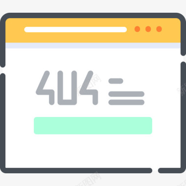 回答错误404错误web开发24双色图标图标