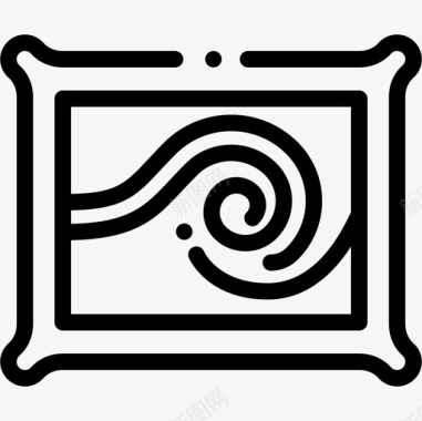 星夜荷兰5直线图标图标