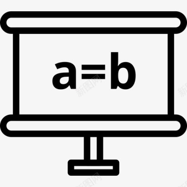 数学差数学教育54线性图标图标