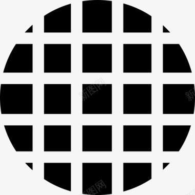 华夫饼华夫饼快餐47填充图标图标