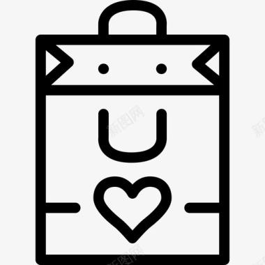 love购物袋love29直系图标图标