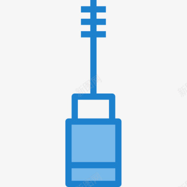 睫毛膏化妆4蓝色图标图标