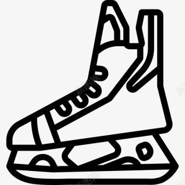 卡通熘冰溜冰极限运动4直线型图标图标