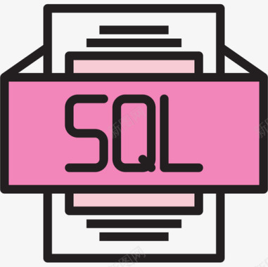 SQLSql文件类型2线性颜色图标图标