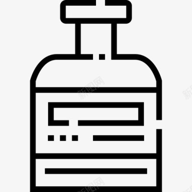 酱汁田鸡酱汁烤肉25线性图标图标