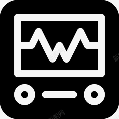 心电图PNG心电图兽医4填充图标图标