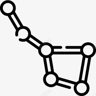 星座PNG矢量图星座科幻小说16直线图标图标