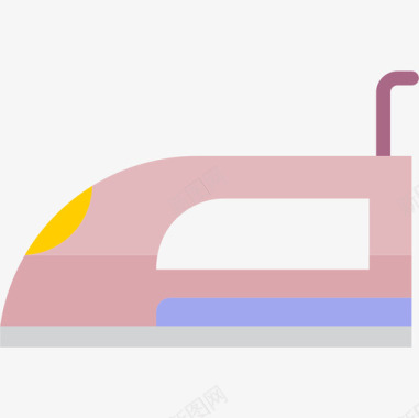 欧式家用熨斗家用电器10扁平图标图标