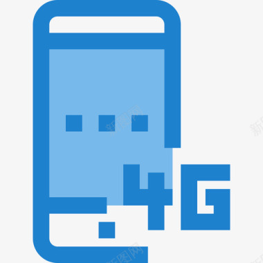 蓝色手机智能手机手机6蓝色图标图标