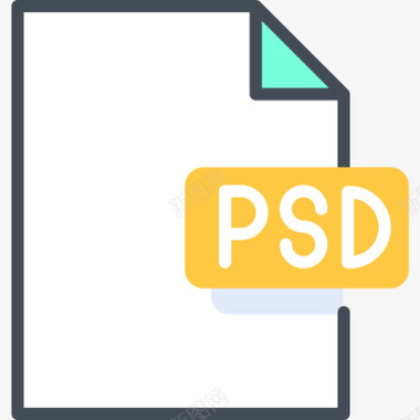Psd文件数字工具双色图标图标
