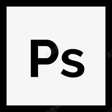 AdobePhotoshopadobe徽标4线性图标图标