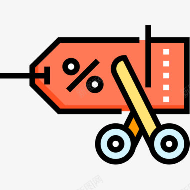 45度角折扣网上购物45线颜色图标图标
