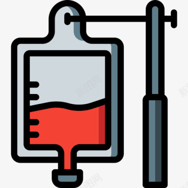 医疗器械免抠图片血清医疗器械5线颜色图标图标