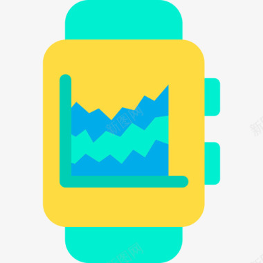 智能手表分析2平面图标图标