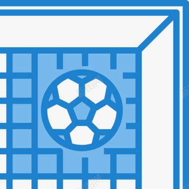 足球袜图标进球足球22蓝色图标图标