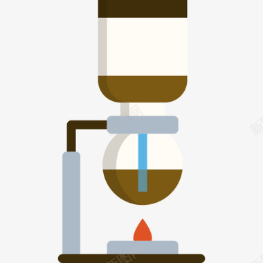 咖啡机广告咖啡机咖啡17扁平图标图标