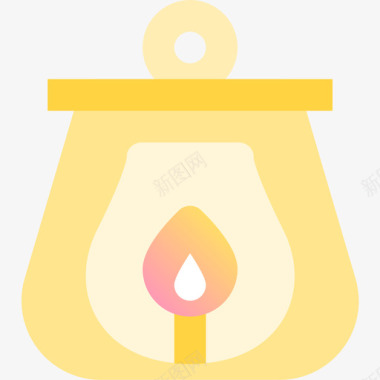 灯笼感恩节24黄色图标图标