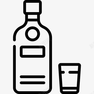 伏特加鸡尾酒6直饮图标图标