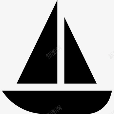 帆船夏季派对16已满图标图标