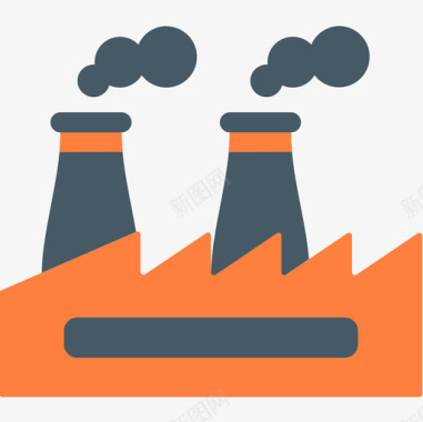 标签2工厂电力工业2平图标图标