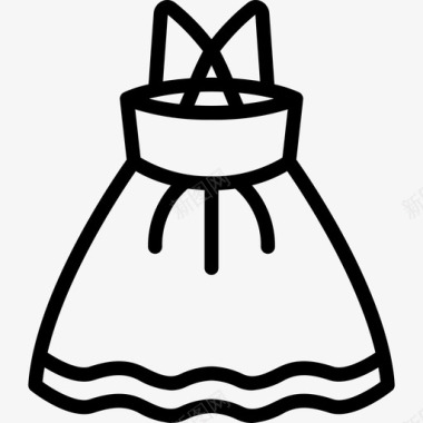 连衣裙夏装5直系图标图标