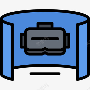 未来规划增强现实未来2色彩图标图标