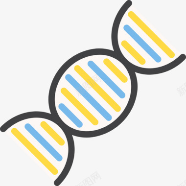 生物DNADna健康护理7线性颜色图标图标