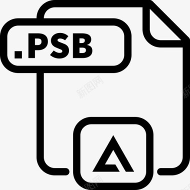 Psb25号文件线性图标图标