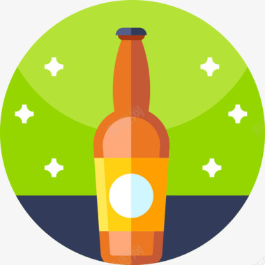 啤酒啤酒热带23淡味图标图标