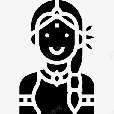 阿育王印度教神3铭文图标图标