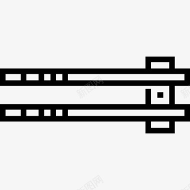 筷子矢量筷子瓷器17直形图标图标