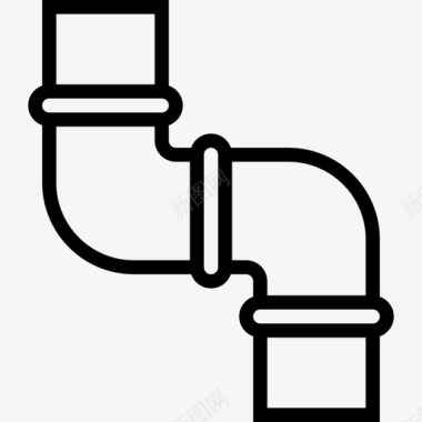 齿轮管道管道管道工工具4线性图标图标