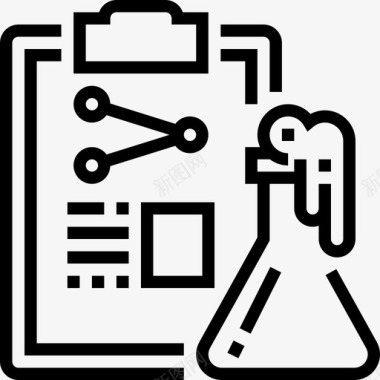 研究生物化学3线性图标图标