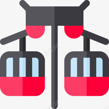 缆车探险13号平的图标图标