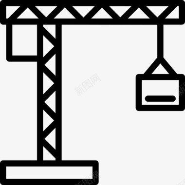 79换购79号结构直线起重机图标图标