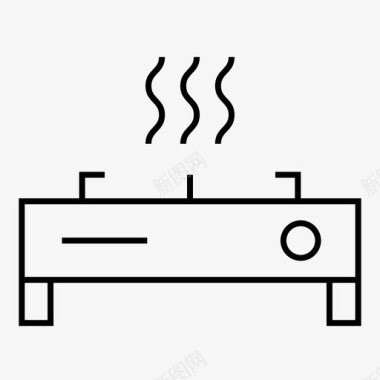 厨房烹饪调味料烹饪煤气煤气灶图标图标