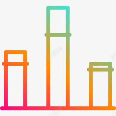 公告栏栏图形栏图表和图表13线性梯度图标图标
