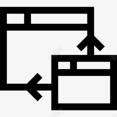 筷子插入插入响应式25线性图标图标