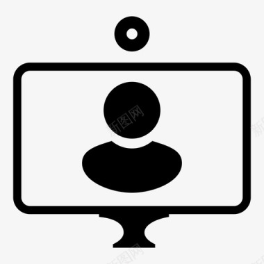 网络直播摄像头网络摄像头商务计算机图标图标
