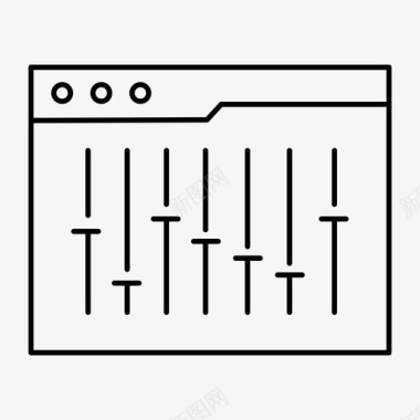 音量柱音量控制音乐控制音量按钮图标图标