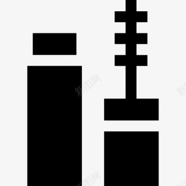 睫毛膏美容美发11填充型图标图标
