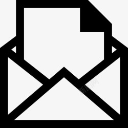 邮箱附件带附件的邮箱电子邮件信封图标高清图片