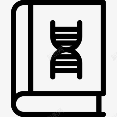 陆行生物生物学教育和学校线性图标图标